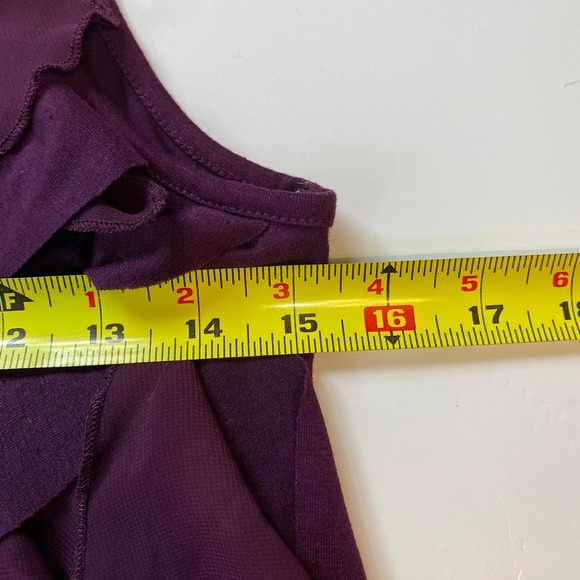 Maurices Purple Sleveless Tank Blouse Sz S - Picture 10 of 15